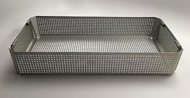 Stainless Steel Sterilization Tray with Handles